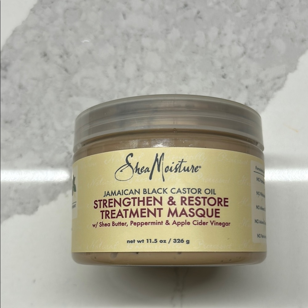New Shea Moisture Jamaican Black Castor Oil Hair Masque
